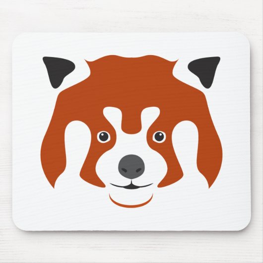 TAPIS DE SOURIS VISAGE DE PANDA ROUX (Devant)