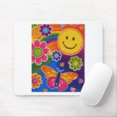 Tapis De Souris Visage de papillon (Avec souris)