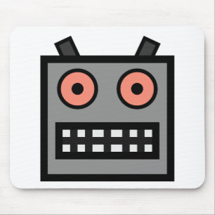TAPIS DE SOURIS VISAGE DE ROBOT