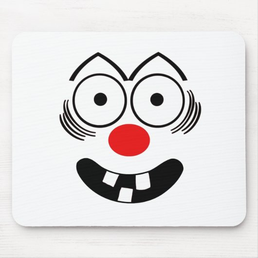 Tapis De Souris Visage drôle (Devant)