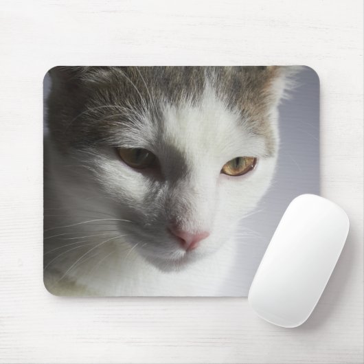 Tapis De Souris Visage d'un chat (Avec souris)