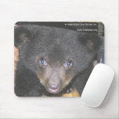 Tapis De Souris Visage en gros plan Mousepad de CUB d'ours (Avec souris)