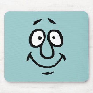 Tapis De Souris Visage heureux drôle Mousepad