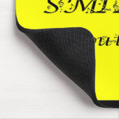 Tapis De Souris Visage heureux/musique de sourire (Coin)