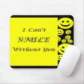 Tapis De Souris Visage heureux/musique de sourire (Avec souris)