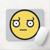 Tapis De Souris Visage impressionnant de désapprobation (Avec souris)