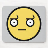 Tapis De Souris Visage impressionnant de désapprobation (Devant)