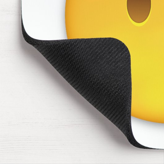 Tapis De Souris Visage Jeter Un Baiser Emoji (Coin)