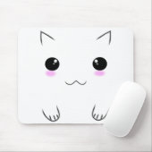 Tapis De Souris Visage mignon de chaton (Avec souris)