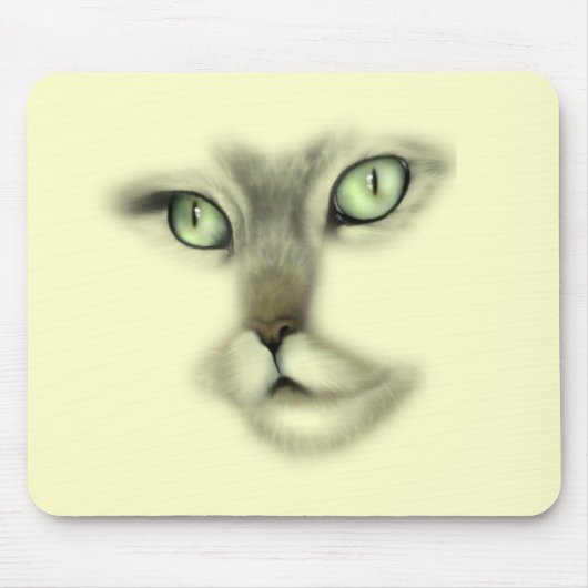 Tapis De Souris Visage Mousepad de chat (Devant)