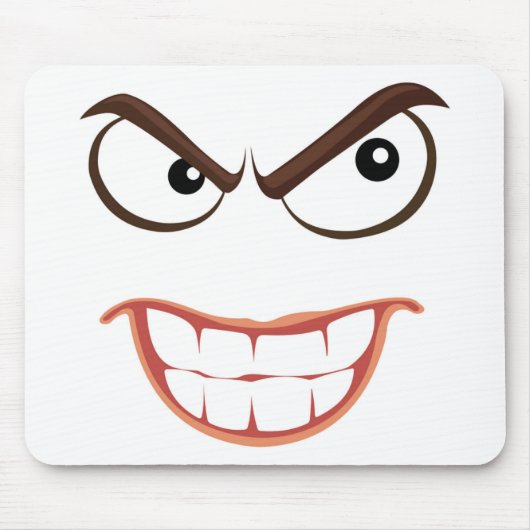 TAPIS DE SOURIS VISAGE SINISTRE (Devant)