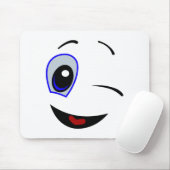 TAPIS DE SOURIS VISAGE SOURIRE (Avec souris)