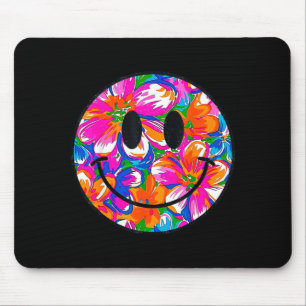 Tapis De Souris Visage sourire mignon floral design tendance été h