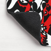 Tapis De Souris "Visages" Art Abstrait (Coin)
