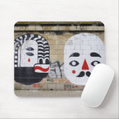 Tapis De Souris Visages blancs (Avec souris)