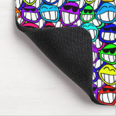 Tapis De Souris Visages souriants cool (Coin)
