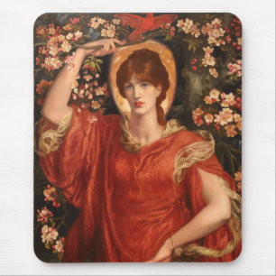 Tapis De Souris Vision de Fiammetta (par Dante Gabriel Rossetti)