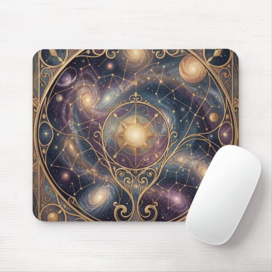 Tapis De Souris Vision Éthérée – Au-delà de la Réalité (Avec souris)