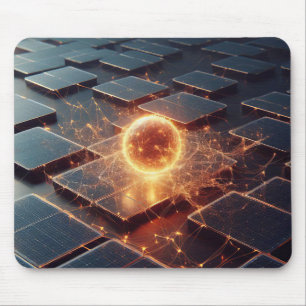 Tapis De Souris Vision techno-organique : Conception futuriste pou