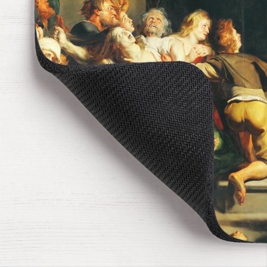 Tapis De Souris Visions d'Ignace par Peter Paul Rubens (Coin)