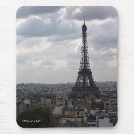 Tapis De Souris Visite Eiffel Mousepad de La (Devant)