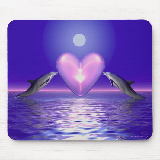 Tapis De Souris Visiteurs de coeur (Devant)