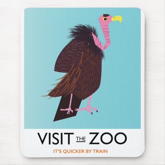 Tapis De Souris Visitez le Zoo (Devant)