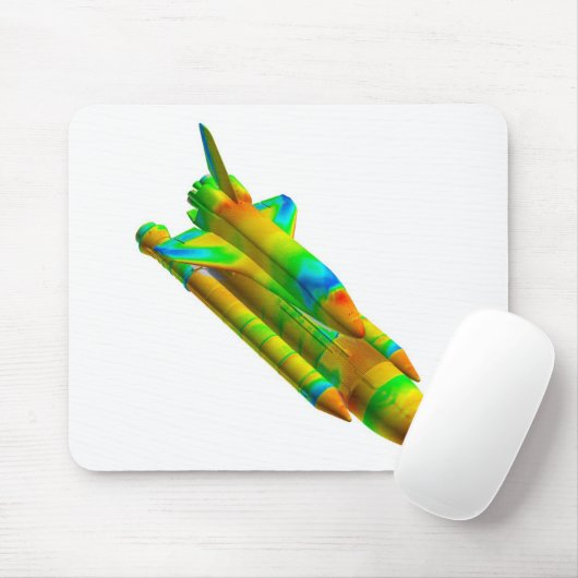 Tapis De Souris Visualisation MousePad de navette spatiale (Avec souris)