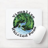 Tapis De Souris Visualisez les pois tourbillonnés Mousepad (Avec souris)