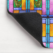 Tapis De Souris Vitrail Jaune marguerite (Coin)