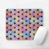 Tapis De Souris Vitrail multicolore (Avec souris)