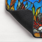 Tapis De Souris Vitraux de poisson rouge (Coin)