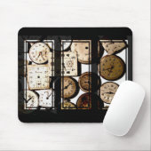 Tapis De Souris Vitre antique Visage Triptyque Mousepad (Avec souris)