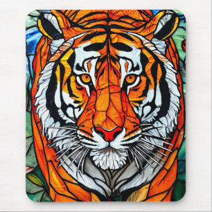Tapis De Souris Vitreaux de tigre