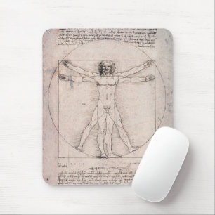 Tapis De Souris Vitruvian ManVitruvian Man, Leonardo da Vinci