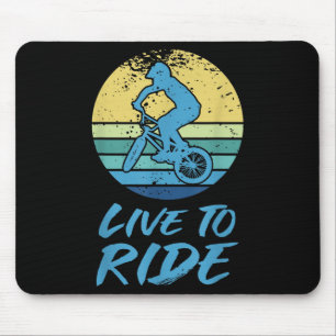 Tapis De Souris Vivant Pour Faire Du Vélo Bmx Équitation Motocross