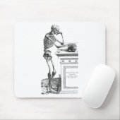 Tapis De Souris Vivitur Ingenio - squelette (Avec souris)