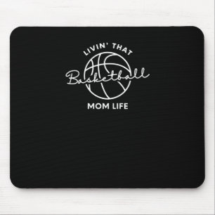 Tapis De Souris Vivre cette maman de basket-ball