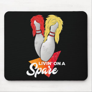 Tapis De Souris Vivre dans une équipe de bowling de rechange