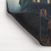 Tapis De Souris Vizsla Halloween effroi (Coin)