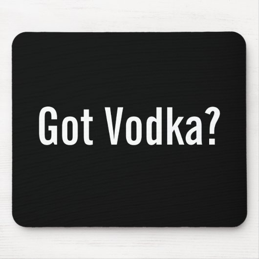 Tapis De Souris Vodka obtenue ? Mousepad (Devant)