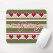 Tapis De Souris Voeux de vacances mousepad (Avec souris)