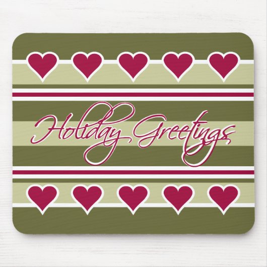 Tapis De Souris Voeux de vacances mousepad (Devant)