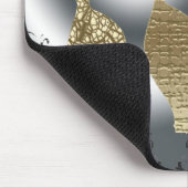 Tapis De Souris Vogue noir en or (Coin)