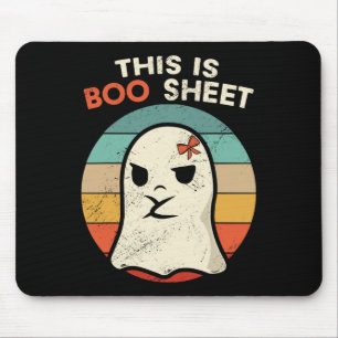 Tapis De Souris Voici Boite Feuille Amusant Halloween Costumes Amu