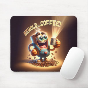 Tapis De Souris Voici... du café !