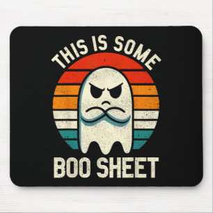 Tapis De Souris Voici Une Feuille De Boite Retro Halloween Ghost F