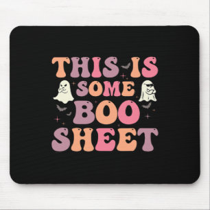 Tapis De Souris Voici Une Petite Feuille De Boite Halloween Ghost