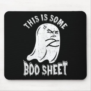 Tapis De Souris Voici Une Petite Feuille De Boite Halloween Ghost