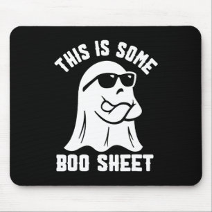 Tapis De Souris Voici Une Petite Feuille De Boite Halloween Ghost